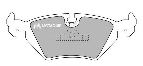 MOTAQUIP LVXL700 Тормозные колодки MOTAQUIP для SAAB