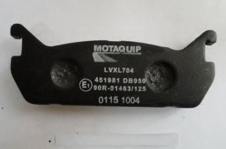 MOTAQUIP LVXL704 Тормозные колодки MOTAQUIP для SUZUKI