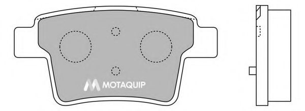 MOTAQUIP LVXL1261 Тормозные колодки MOTAQUIP для JAGUAR