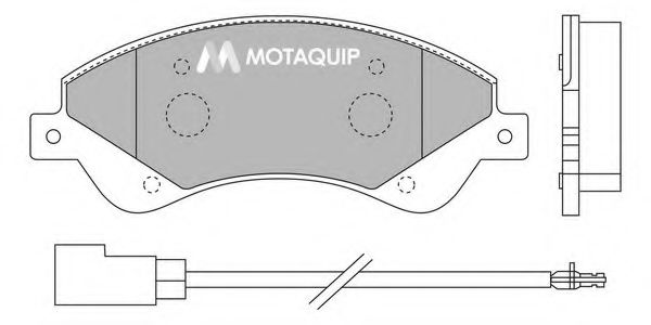 MOTAQUIP LVXL1302 Тормозные колодки MOTAQUIP для FORD