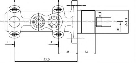 MOTAQUIP VMC204 Ремкомплект тормозного цилиндра MOTAQUIP для FIAT