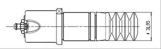 MOTAQUIP VSC109 Рабочий тормозной цилиндр для VOLVO 940