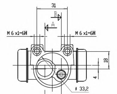 MOTAQUIP VWC549 Колесный тормозной цилиндр MOTAQUIP VWC549 Колесный тормозной цилиндр