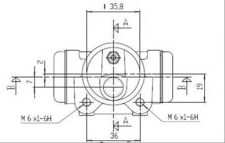 MOTAQUIP VWC599 Колесный тормозной цилиндр 