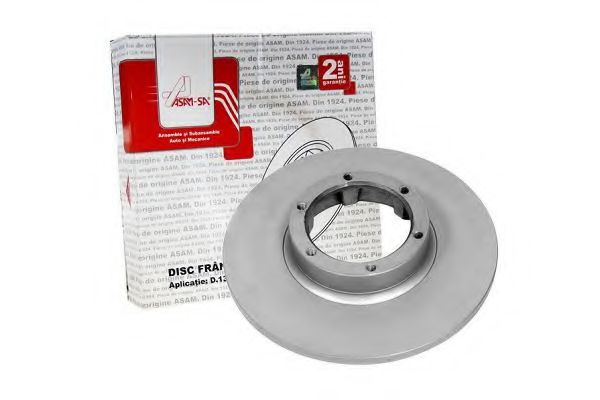 ASAM 01158 Тормозные диски ASAM для DACIA