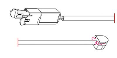 CARRAB BRAKE PARTS 8109 Скобы тормозных колодок для JAGUAR XJS