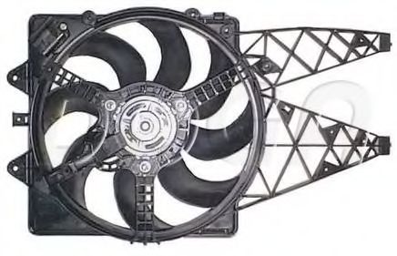 DOGA EFI101 Вентилятор системы охлаждения двигателя для ABARTH