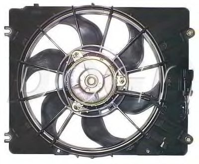 DOGA EHO011 Вентилятор системы охлаждения двигателя для HONDA