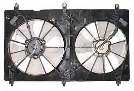 DOGA EHO028 Вентилятор системы охлаждения двигателя для HONDA