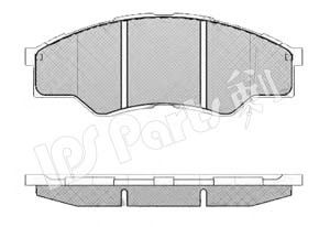 IPS Parts IBD1217 Тормозные колодки IPS PARTS 