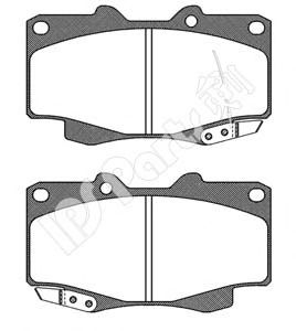 IPS Parts IBD1219 Тормозные колодки IPS PARTS для TOYOTA