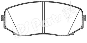 IPS Parts IBD1302 Тормозные колодки IPS PARTS 