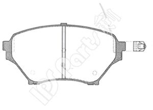 IPS Parts IBD1317 Тормозные колодки IPS PARTS 