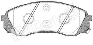 IPS Parts IBD1K18 Тормозные колодки IPS PARTS 