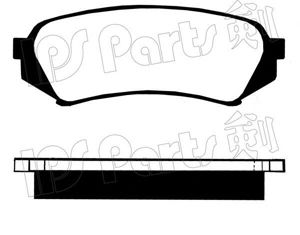 IPS Parts IBR1259 Тормозные колодки IPS PARTS 