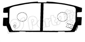 IPS Parts IBR1H03 Тормозные колодки IPS PARTS для HYUNDAI