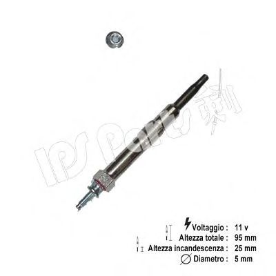 IPS Parts IDG127 Изолятор, свеча накаливания 