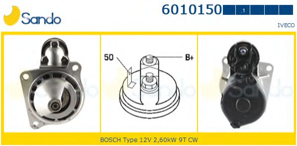 SANDO 60101501 Стартер SANDO 