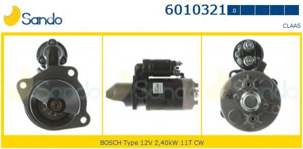 SANDO 60103210 Стартер SANDO 60103210 Стартер