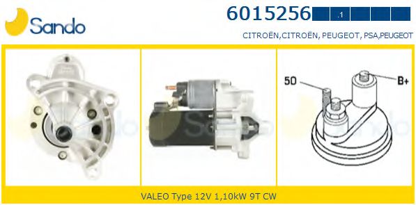 6015256.1 SANDO Стартер 6015256.1 SANDO Стартер