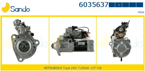 SANDO 60356371 Стартер SANDO 60356371 Стартер