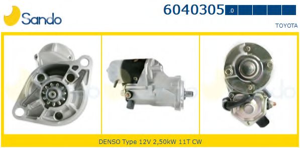 6040305.0 SANDO Стартер 6040305.0 SANDO Стартер