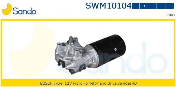 SANDO SWM101041 Двигатель стеклоочистителя SANDO для FORD