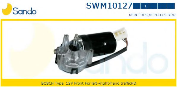 SANDO SWM101271 Двигатель стеклоочистителя SANDO для MERCEDES-BENZ