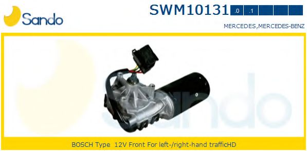 SANDO SWM101310 Двигатель стеклоочистителя SANDO для MERCEDES-BENZ
