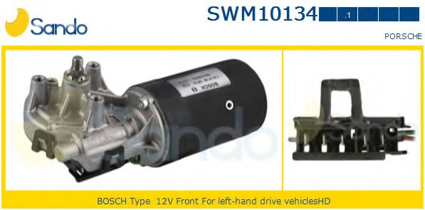 SANDO SWM101341 Двигатель стеклоочистителя для PORSCHE