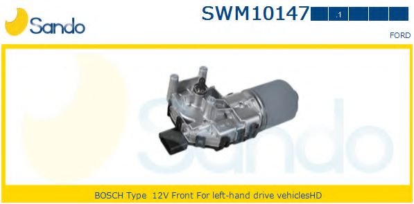 SANDO SWM101471 Двигатель стеклоочистителя SANDO для FORD
