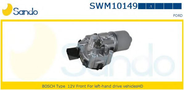 SANDO SWM101491 Двигатель стеклоочистителя SANDO для FORD