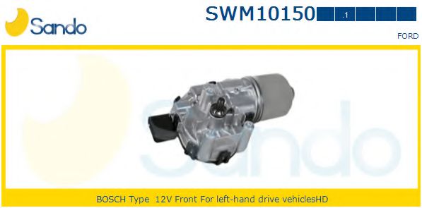 SANDO SWM101501 Двигатель стеклоочистителя SANDO для FORD