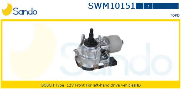 SANDO SWM101511 Двигатель стеклоочистителя SANDO для FORD