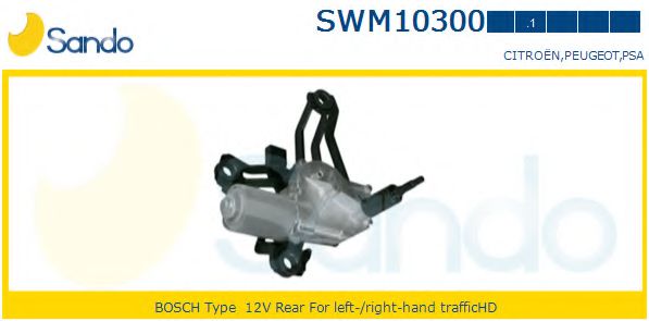 SANDO SWM103001 Двигатель стеклоочистителя SANDO 