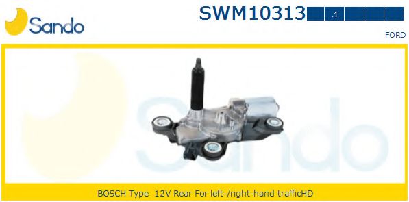 SANDO SWM103131 Двигатель стеклоочистителя SANDO для FORD