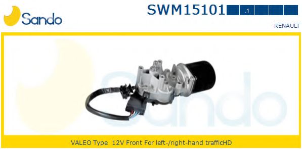 SANDO SWM151011 Двигатель стеклоочистителя SANDO 