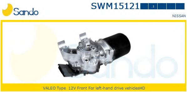 SANDO SWM151211 Двигатель стеклоочистителя для NISSAN