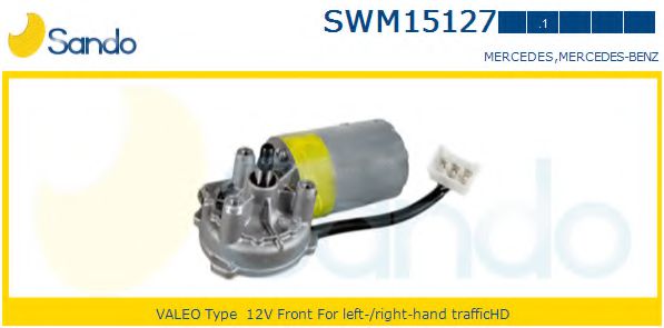SANDO SWM151271 Двигатель стеклоочистителя SANDO для MERCEDES-BENZ