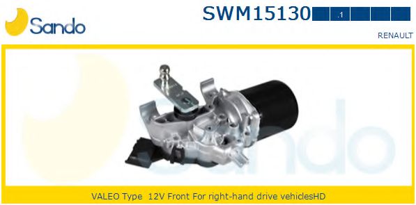 SANDO SWM151301 Двигатель стеклоочистителя для RENAULT GRAN TOUR