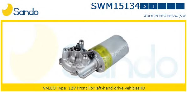 SANDO SWM151340 Двигатель стеклоочистителя для AUDI 100
