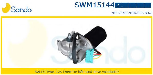 SANDO SWM151440 Двигатель стеклоочистителя SANDO для MERCEDES-BENZ
