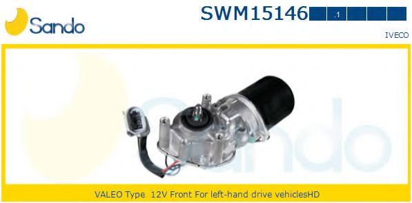 SANDO SWM151461 Двигатель стеклоочистителя для IVECO