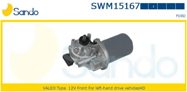 SANDO SWM151671 Двигатель стеклоочистителя для FORD PUMA