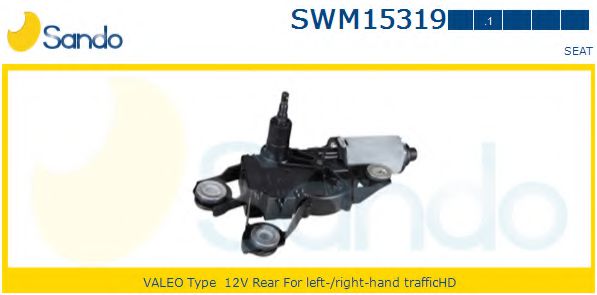 SANDO SWM153191 Двигатель стеклоочистителя для SEAT