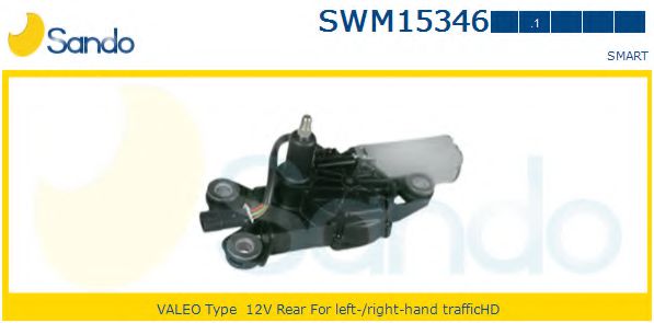 SANDO SWM153461 Двигатель стеклоочистителя для SMART