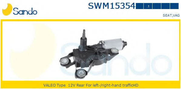 SANDO SWM153541 Двигатель стеклоочистителя для SEAT