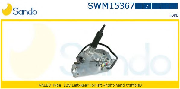 SANDO SWM153671 Двигатель стеклоочистителя для FORD TRANSIT