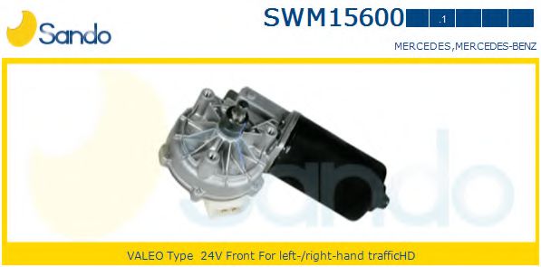 SANDO SWM156001 Двигатель стеклоочистителя SANDO для MERCEDES-BENZ
