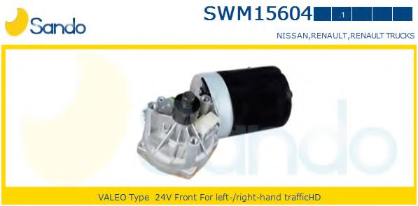 SANDO SWM156041 Двигатель стеклоочистителя для RENAULT TRUCKS